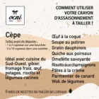 coffret 1 assaisonnement a tailler Ocni chez laurette marseille cepe