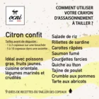 coffret 3 assaisonnement a tailler Ocni chez laurette marseille découverte