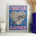 Chez-laurette-conceptstore-marseille-amour-plage-affiche-dear-bill