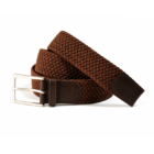 chez laurette concept store marseille le chic francais marron-ceinture-tressee-marron-foncee-elastique-