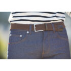 chez laurette concept store marseille le chic francais marron-ceinture-tressee-marron-foncee-elastique-