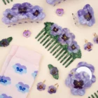 coucou-suzette-accessoire-accessory-cadeau-gift-tendance-mode-trendy-fashion-anniversaire-10-ans-peigne-comb-acetate-fleurs-flower-pensee-pansy-violet-purple-chez-laurette-conceptstore-marseille