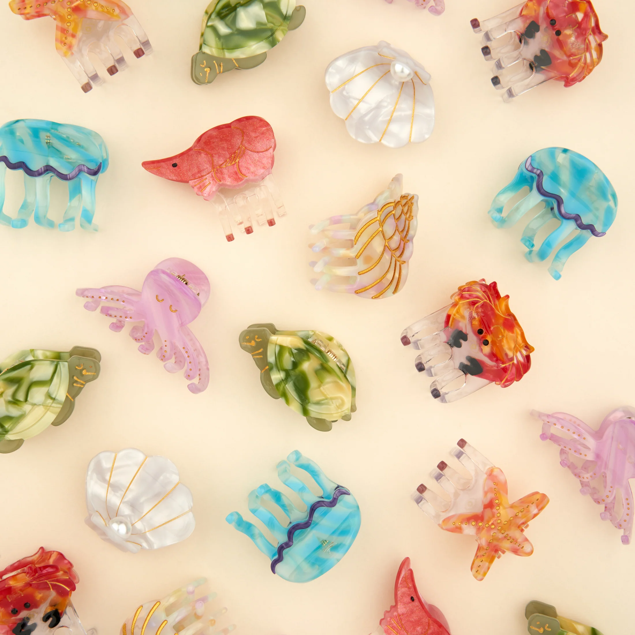 coucou-suzette-accessoire-accessory-cadeau-gift-tendance-trendy-fashion-ete-summer-plouf-splash-mer-sea-mini-pince-cheveux-hair-claw-meduse-jellyfish-turquoise-chez-laurette-conceptstore-marseille