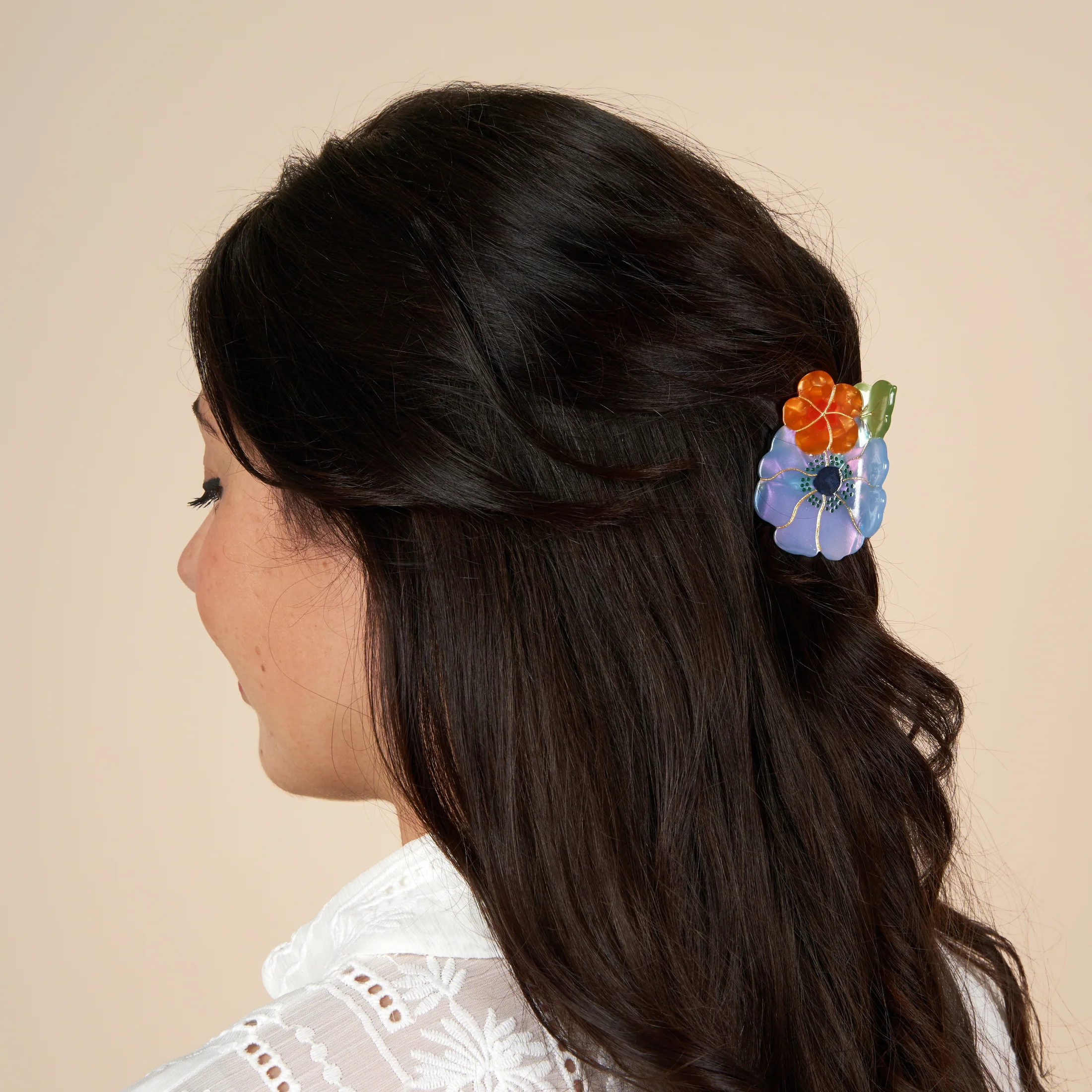 coucou-suzette-accessoire-cadeau-gift-tendance-ete-summer-collab-lucas-du-tertre-petite-pince-cheveux-small-hair-claw-floral-fleurs-flowers-bouquet-chez-laurette-marseille